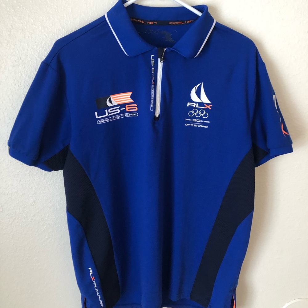 RLX US Sailing Team Quarter Zip Polo
